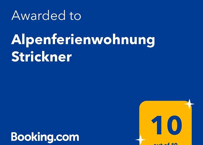 Apartamento Alpenferienwohnung Strickner